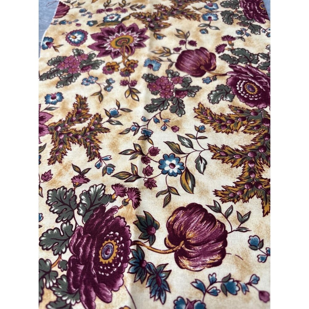 Timeless Treasures Floral Fabric Fat Quarter 18x22 Cotton Sewing Crafts